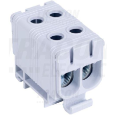 TRACON Főáramköri leágazó kapocs 6-50 mm2, sínre szerelhető, szürke 50/2 villanyszerelés