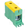TRACON Főáramköri leágazó kapocs, sínre és felületre szerelhető, zöld/sárga 35-150mm2