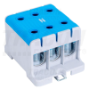 TRACON Főáramköri leágazó kapocs, sínre szerelhető, kék6-50mm2, max. 1000VAC/1500VDC, max.160A