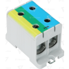 TRACON Főáramköri leágazó kapocs,sínre szerelhető,kék-zöld-sárga  35-150mm2, max. 1000VAC/1500VDC, max.320A