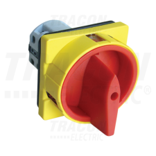 TRACON Főkapcsoló, lakatolható, BE-KI400V, 50Hz, 25A, 4P, 7,5kW, 48×48mm villanyszerelés