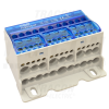 TRACON Fővezetéki leágazó sorkapocs nyitható fedéllel4×35(25)mm2 / 3×5×10,3×2×25 / 4×16,6×25mm2, 690VAC/DC,125A