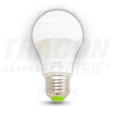 TRACON Gömb burájú LED fényforrás 230 V, 50 Hz, 10 W, 2700 K, E27, 800 lm, 250°, A60, EEI=A+ izzó
