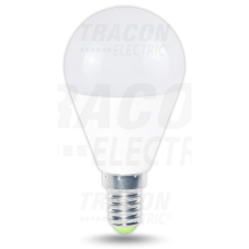 TRACON Gömb burájú LED fényforrás 230 V, 50 Hz, E14, 8 W, 570 lm, 2700 K, EEI=A+ izzó