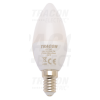 TRACON Gyertya burájú LED fényforrás,tejüveg230 V, 50 Hz, 7 W, 2700 K, E14, 600 lm, 180°, EEI=F