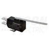 TRACON Helyzetkapcsoló, mikro, rugószáras1×CO 10(3)A/230V, 52mm, 6,3x0,8 mm, IP00