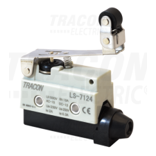 TRACON Helyzetkapcsoló, rugószáras-csuklógörgő1×CO, 2A/230V AC, 65mm, IP40 villanyszerelés