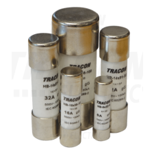 TRACON Hengeres biztosítógG 32A,500VAC,100kA,10x38 villanyszerelés