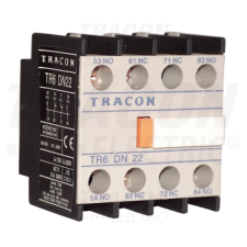 TRACON Homlokoldali segédérintkező TR1D/F és TR1E kontaktorokhoz230V, 50Hz, 2A, 4×NC villanyszerelés