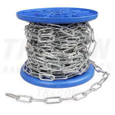 TRACON Hosszúszemű lánc, 5-ös, horganyzott 5x20x45mm villanyszerelés