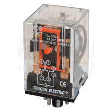 TRACON Ipari relé110V AC / 2×CO, (3A, 230V AC / 28V DC) villanyszerelés