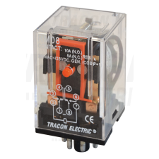 TRACON Ipari relé 110V AC / 2×CO, (3A, 230V AC / 28V DC) villanyszerelés