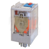 TRACON Ipari teljesítmény relé 24V AC / 2×CO (10A, 230V AC / 28V DC)