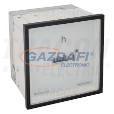TRACON ISZ72-230 Üzemóra számláló 72×72mm, 230V AC mérőműszer