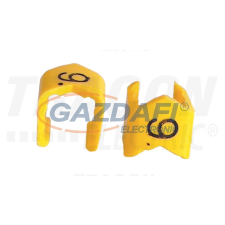 TRACON J158P Vezetékjelölő (8 szám)vezetékre pattintható 1,5-4mm2 villanyszerelés