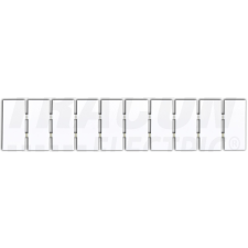 TRACON Jelölőlapka TSKA, TSKB sorozatkapocshoz, (10 modul), W=5mm TSKA2,5.., villanyszerelés