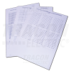 TRACON Jelölőmatrica J5 jelölőlapkához (1db A4-es ív)60×(81-82-83-84-85-86-87-88-89-90)