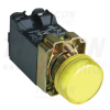 TRACON Jelzőlámpa, fémalap, sárga, trafóval, izzó nélkül3A/400V AC, IP42, NYGI6