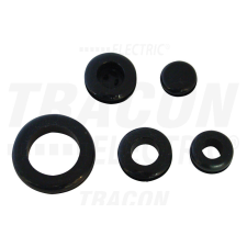 TRACON Kábelbevezető, nyitott, gumi B=25,1mm, C=18,9mm villanyszerelés