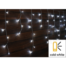 TRACON Karácsonyi LED jégcsap fényfüggöny 5+10m IP44 3,6W, 12000-13000K karácsonyfa izzósor
