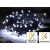 TRACON Karácsonyi sziporkázó fényfüzér, kültéri/beltéri230VAC, 5+20M, 200LED, 6W, 12000-13000K, IP44