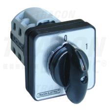 TRACON Kézikapcsoló, BE-KI400V, 50Hz, 20A, 3P, 5,5kW, 48×48mm, 60° villanyszerelés