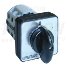 TRACON Kézikapcsoló, BE-KI 400V, 50Hz, 160A, 4P, 37kW, 88×88mm, 60° villanyszerelés