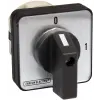 TRACON Kézikapcsoló, BE-KI 400V, 50Hz, 20A, 2P, 5,5kW, 48×48mm, 90°
