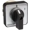 TRACON Kézikapcsoló, BE-KI 400V, 50Hz, 25A, 2P, 7,5kW, 48×48mm, 60°