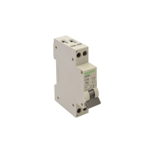 TRACON Kismegszakító, 1+N pólus, B karakterisztika  2A, B, 1P+N, 10kA villanyszerelés