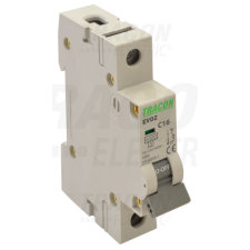 TRACON Kismegszakító, 1 pólus, C karakterisztika1A, C, 1P, 6kA villanyszerelés