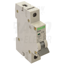 TRACON Kismegszakító, 1 pólus, C karakterisztika 32A, C, 1P, 6kA villanyszerelés