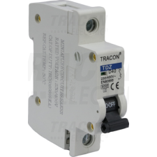 TRACON Kismegszakító, 1 pólus, D karakterisztika63A, 6kA villanyszerelés