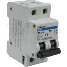 TRACON Kismegszakító, 2 pólus, D karakterisztika13A, 6kA villanyszerelés