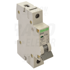 TRACON Kismegszakító, EVOZ1B6  1 pólus, B karakterisztika   6A, B, 1P, 6kA villanyszerelés