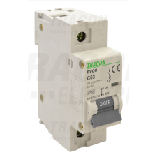 TRACON Kismegszakító, nagyáramú, 1 pólus, C karakterisztika 125A, 1P,10kA villanyszerelés