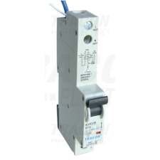 TRACON Kombinált védőkapcsoló, 2P, 1 modul, C karakterisztika6A, 100mA, 10kA, AC, E3 villanyszerelés