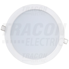 TRACON Kompakt beépíthető LED mélysugárzó 230VAC, 5W, 4000K, 450lm. IP20, EEI=F világítás