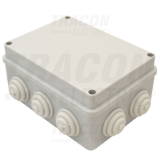TRACON Kötődoboz, falon kívüli150×110×70,IP54 villanyszerelés
