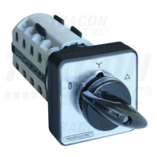 TRACON Közvetlen Y-D motorkapcsoló400V, 50Hz, 63A, 18,5kW, 64×64mm villanyszerelés