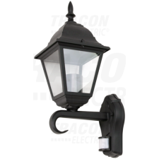 TRACON Kültéri fali lámpa mozgásérz.álló karos230VAC, 50Hz, E27, max.60W, IP54 kültéri világítás