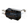 TRACON KW3-65 Helyzetkapcsoló, mikro, íves-rugószár 1×CO 10(3)A/230V, 28mm, 4,8x0,8 mm, IP00