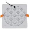 TRACON LED-DLNIP-28NW Védett, beépíthető LED mélysugárzó, négyzetes 230VAC, 2W, 4000K, 2340lm, IP66, EEI=A