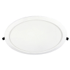 TRACON LED-DLV-24NW Védett, beépíthető LED mélysugárzó, kerek, fehér 220-240 VAC, 24 W, 4000 K, 2490 lm, IP44, EEI=F