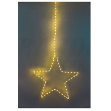TRACON LED karácsonyi ablakdísz, csillag, elemes 84LED karácsonyi ablakdekoráció