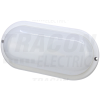 TRACON LHDO8NW Műanyag házas LED hajólámpa, ovális forma 230 VAC, 50 Hz, 8 W, 640 lm, 4000 K, IP44, EEI=G