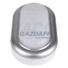 TRACON LHLMOS15NW Műanyag házas LED hajólámpa ezüst kerettel, ovális 230 V, 50 Hz, 15 W, 4000 K, 1050 lm, IP54, ABS+PC, EEI=A