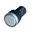 TRACON LJL16-WC LED-es jelzőlámpa, fehér 24V AC/DC, d=16mm