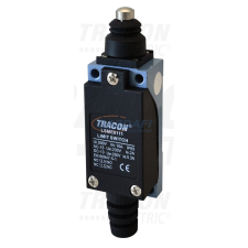 TRACON LSME8111 Helyzetkapcsoló, kúpos-ütközős 1×NO+1×NC, 5A/250V AC, IP65 villanyszerelés