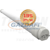 TRACON LT8GH15022NW Üveg LED világító cső, opál burás 230 V, 50 Hz, G13, 22 W, 3000 lm, 4000 K, 200°, EEI=A+